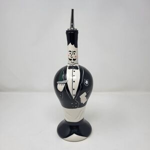 Vintage Dansk Maitre D Waiter Butler Oil Vinegar bottle Decanter‎ 30 Oz 13"